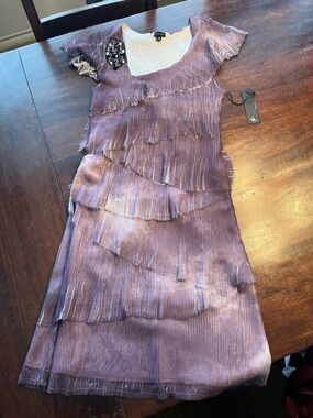 Komarov LavenderLayered Dress